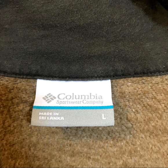 Tan Columbia 1/4 zip Great Hart Mountain - Picture 2 of 6